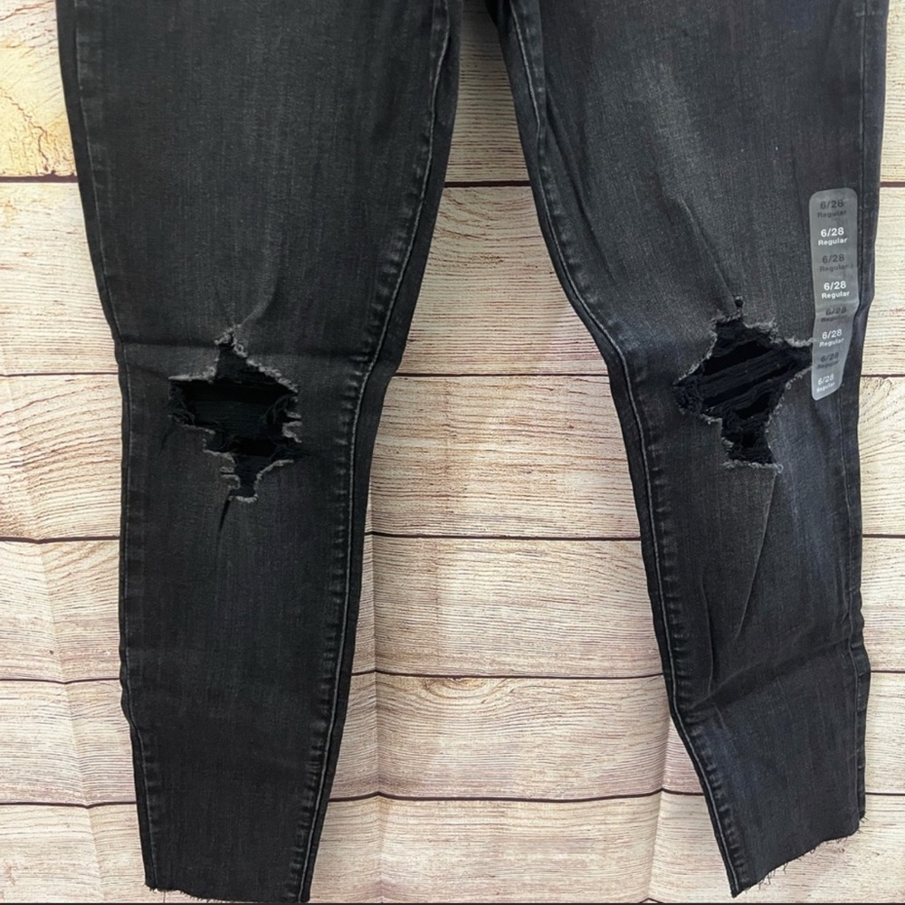 Gap Denim High Rise leggings Black Jeans 6/28 - Picture 4 of 7